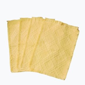 Set of 4 Yellow Placemats